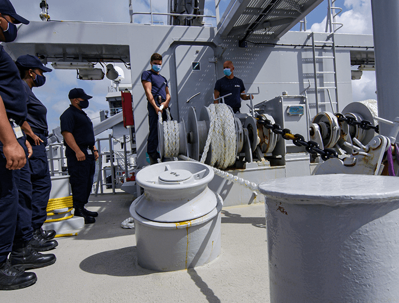 Ambetenaren van de Kustwacht